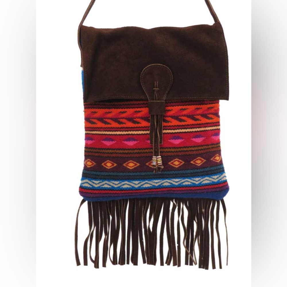 Native American Textile Cross Body Bag